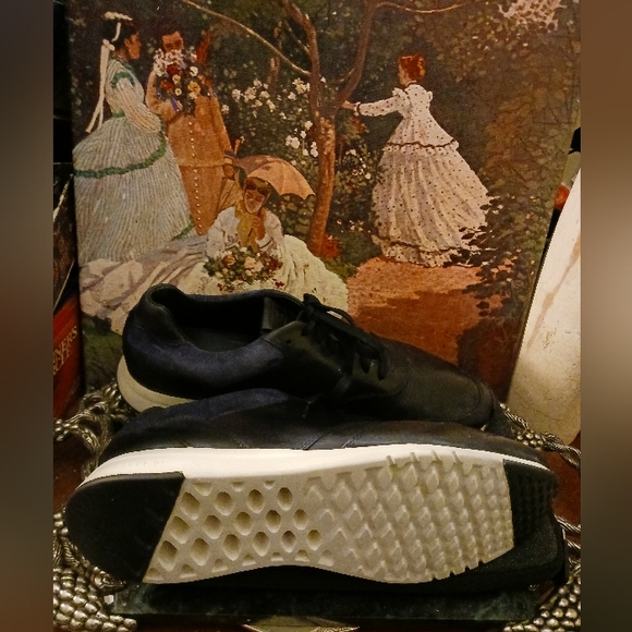 👞👞Cole Haan C263383 Mens Grand Pro Tennis Sneaker Shoes Black Leather,10.5M - Picture 6 of 9